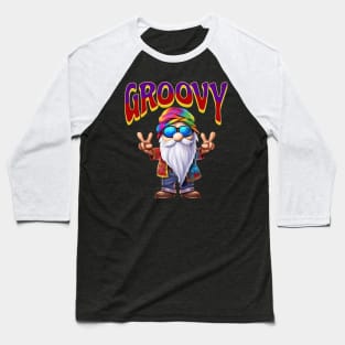 Groovy Gnome Baseball T-Shirt